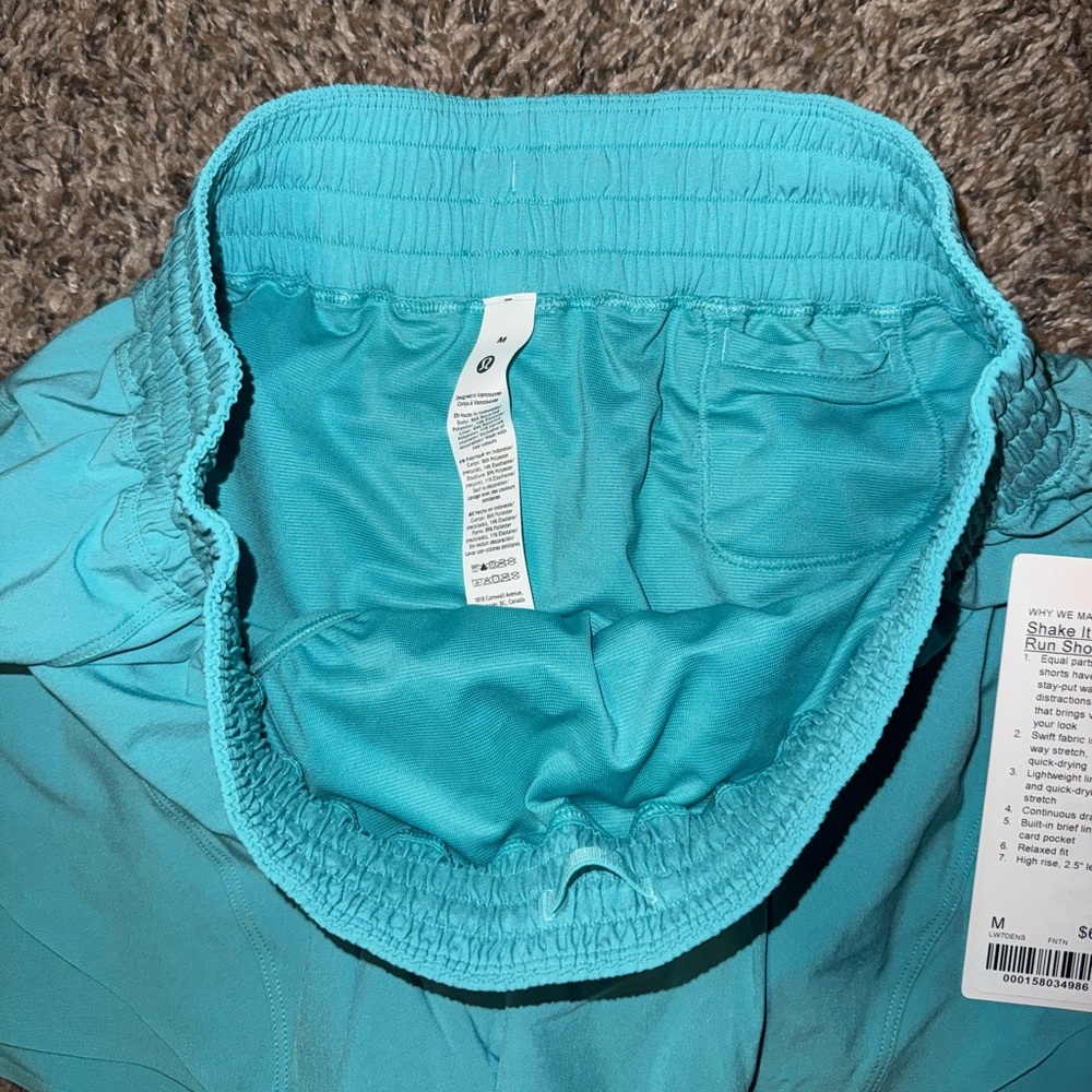 Lululemon Shake It Out High Rise Run Short 2.5” - Picture 4 of 5